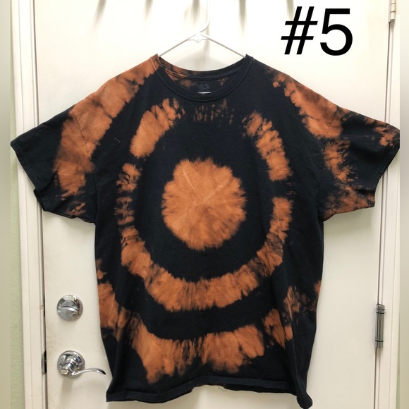 Tie dyed and Reverse (bleach) dyed shirts! #1-11 are all 2XL! 100% Cotton. - Picture 8 of 14